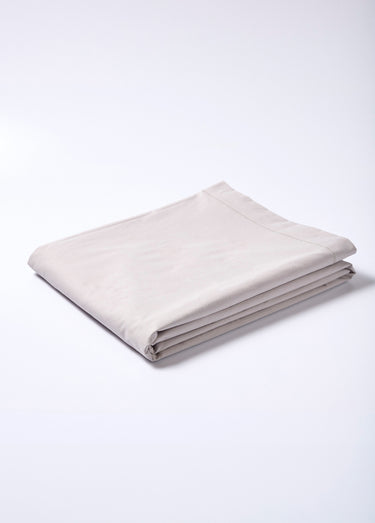 Drap plat coton uni Sable