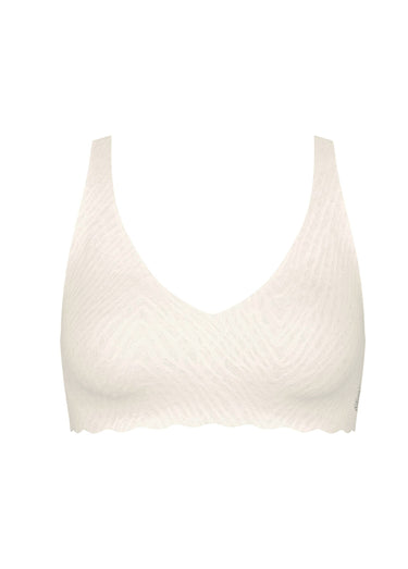 Soutien gorge microfibre graphique Blanc