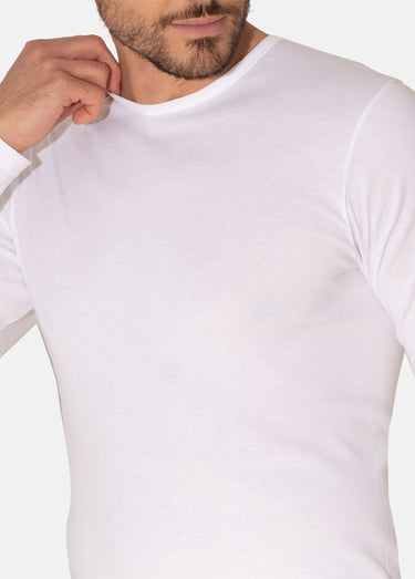 T-shirt manches longues Blanc