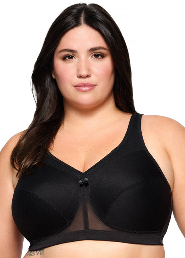 Soutien-gorge MagicLift Maintien Actif Sans Armatures Spécial Grandes Tailles n°1005 Noir