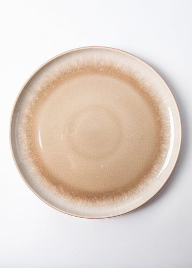 Service de table 12 pièces en grès, Iris 2 Taupe