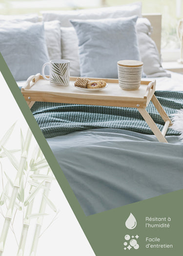 Plateau sur pieds petit déjeuner au lit Beige