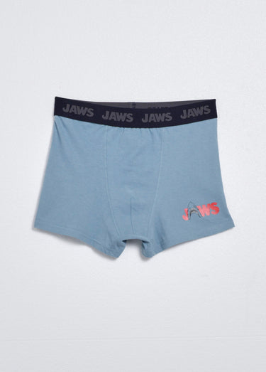 Boxer licence Jaws - Les Dents de la Mer Bleu Clair