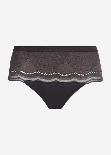 Culotte dentelle raffinée Noir