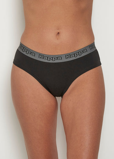 Shorty de sport en coton majoritaire Noir