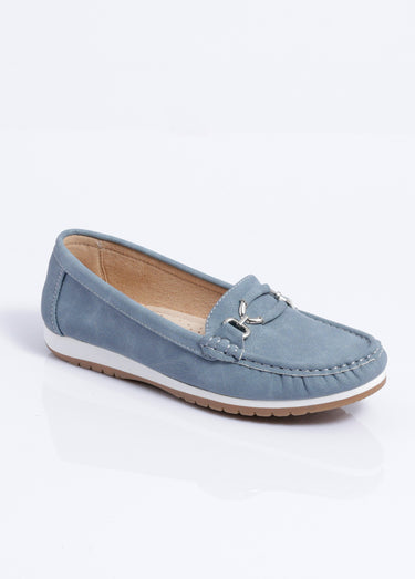 Mocassins compensés souples largeur confort Jean