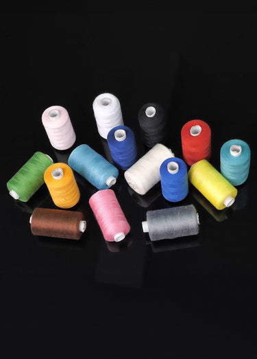 Bobines de fil à coudre couleurs - lot de 15 Blanc