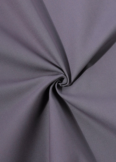 Coupon tissu, sergé coton Tourterelle Gris