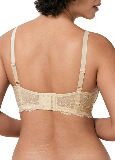 Soutien-gorge foulard sans armature Creme