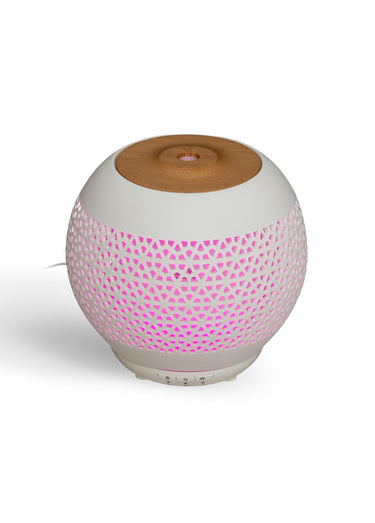 Diffuseur ajouré d'huiles essentielles Blanc