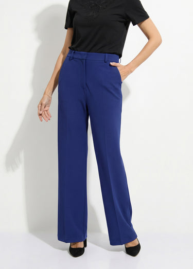 Pantalon fluide large Marine