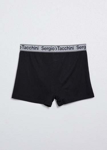 Boxer uni ceinture élastiquée contrastante Noir