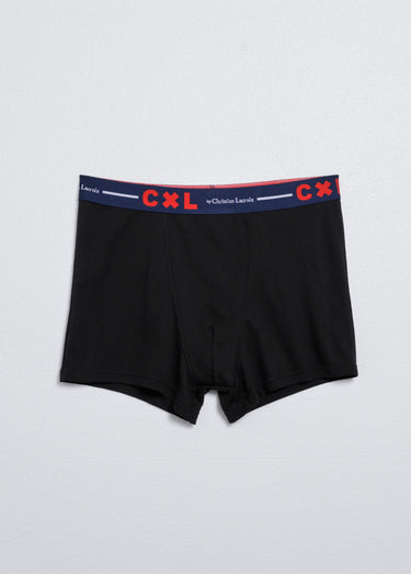 Boxer ceinture élastiquée logo Noir