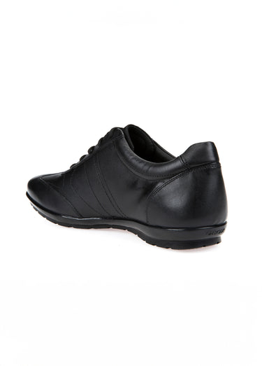 Derbys cuir tendance, semelle antidérapante Noir