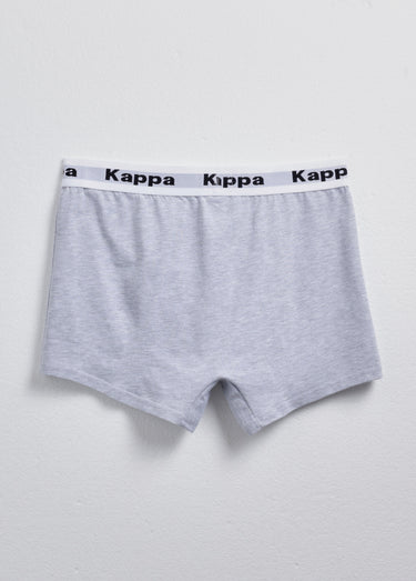 Boxer uni coton mélangé, thème épuré Gris