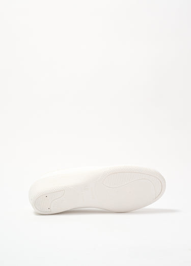 Derbies compensées grande largeur lacées cuir Blanc