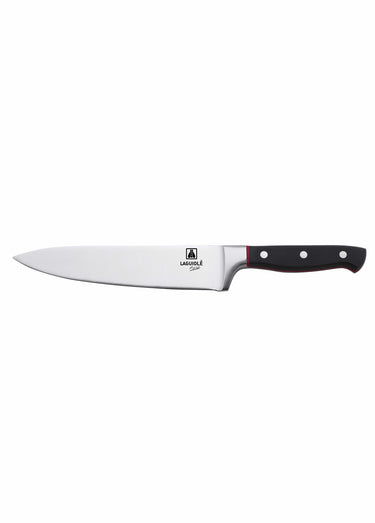 Couteau de chef 34cm en acier, Market Noir/Rouge