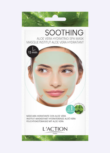 Lot de 3 masques Institut Aloe Vera hydratant - l'Action