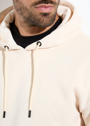 Sweat tendance capuche, poche kangourou Beige