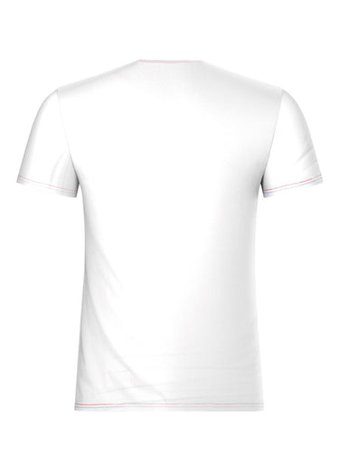 T-shirt col V manches courtes Blanc