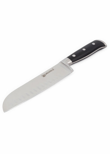 Couteau santoku acier 32cm Classique Noir