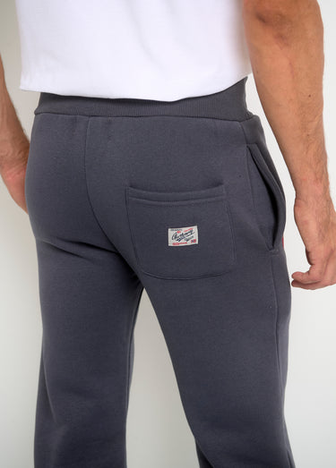 Pantalon de jogging avec logos Gris Fonce