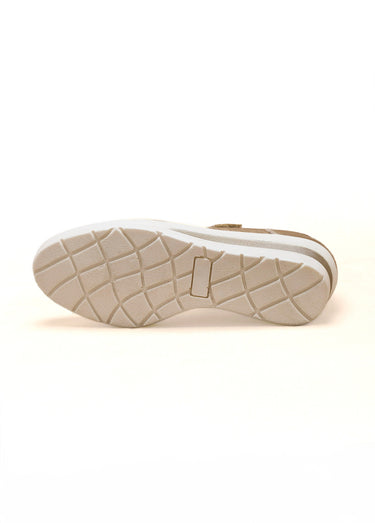 Ballerines compensées avec bride scratch Dore