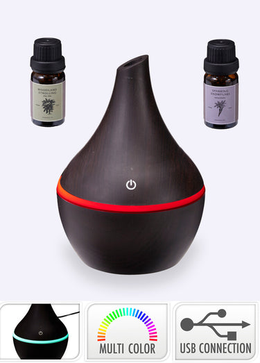 Diffuseur USB d'huiles essentielles Noir