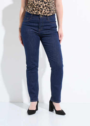 Jean slim en denim, spécial PETITE Bleu Brut