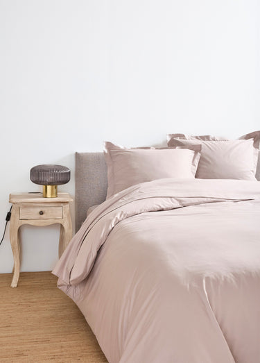 Drap plat coton uni Sable