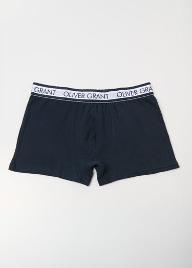 Boxer uni ceinture logo Marine