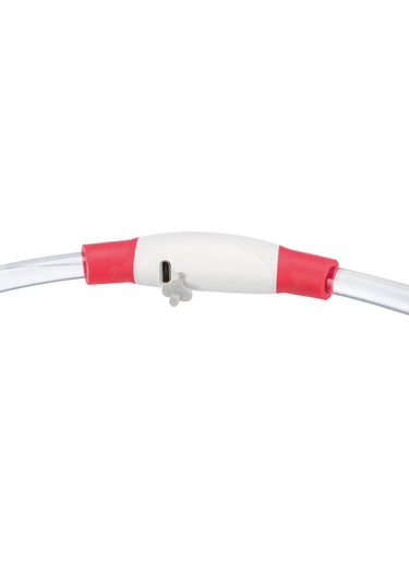 Anneau lumineux flash USB pour chien Rouge