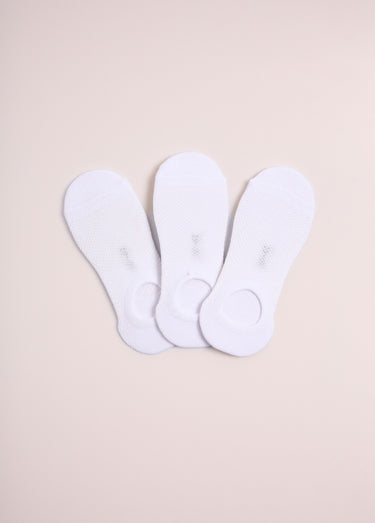 Protège-pieds en coton majoritaire Blanc