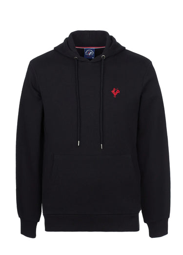 Sweat shirt à capuche poche kangourou Noir