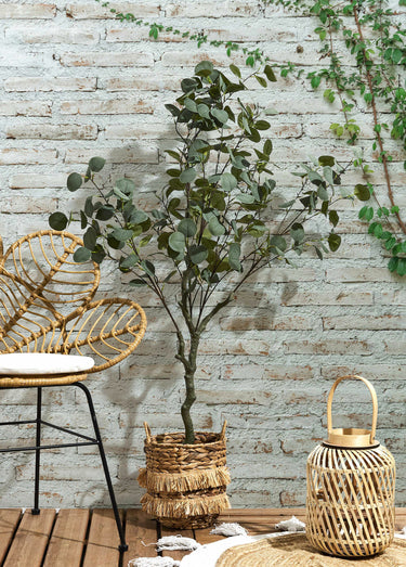 Grande plante artificielle eucalyptus Vert