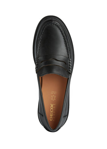 Mocassins cuir semelle épaisse Noir
