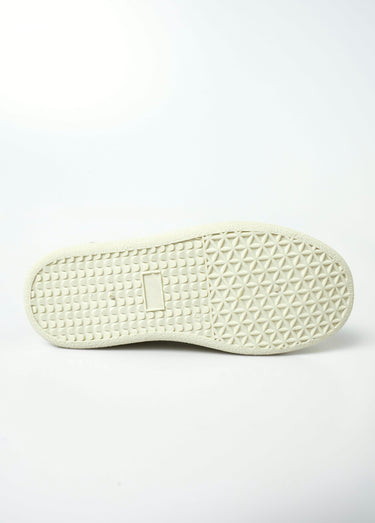 Baskets pailletées avec semelle compensée Dore
