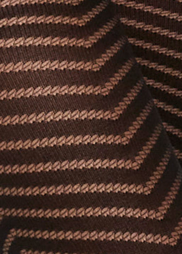 Collant fantaisie à chevrons, 30 deniers Noir