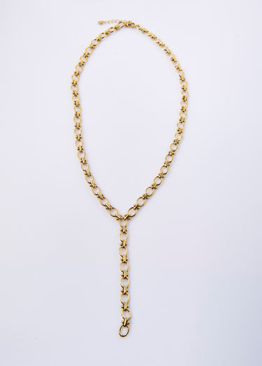 Collier acier inox maille fantaisie Dore