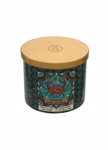 Bougie parfumée thème Signe du zodiaque Cancer