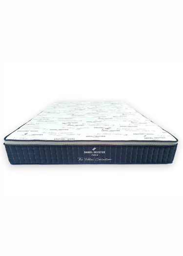 Matelas ressorts ensachés, soutien ferme Blanc