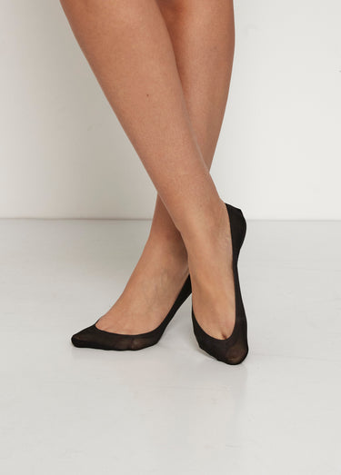 Protège-pieds effet seconde peau Noir