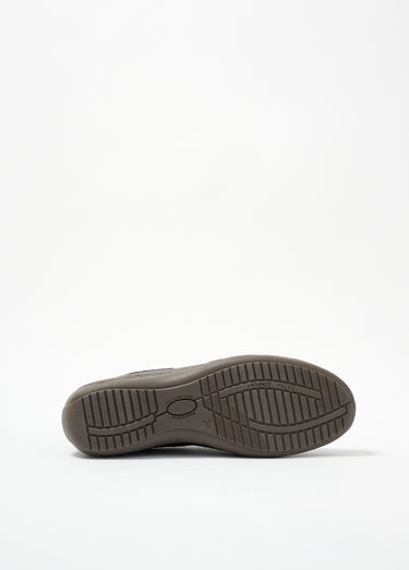 Mocassins élastiqués compensés en cuir Marron