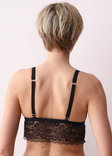 Le soutien-gorge tendance esprit brassière Noir C