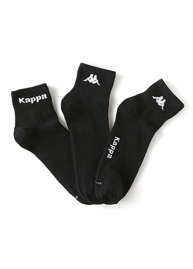 Lot de 3 Chaussettes basses logo Noir Lot 3