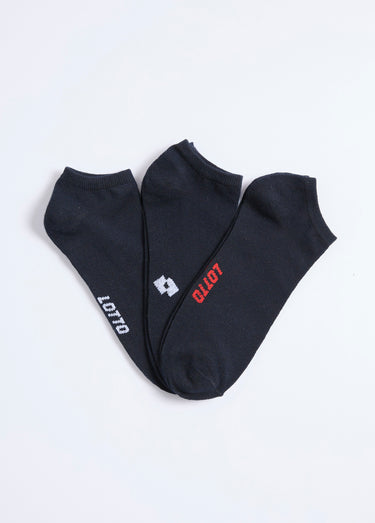 Lot de 3 Socquettes de sport, assorties Bleu