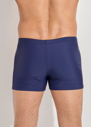 Boxer de bain piscine uni, essentiel Marine