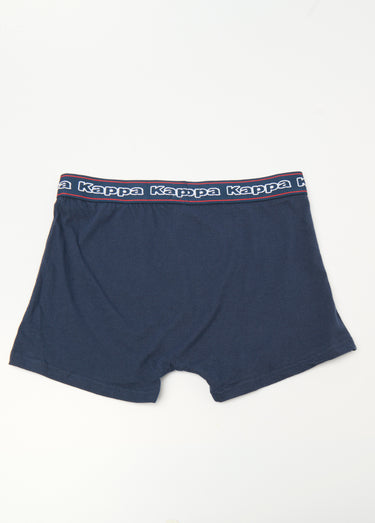 Boxer en coton ceinture élastiquée Marine