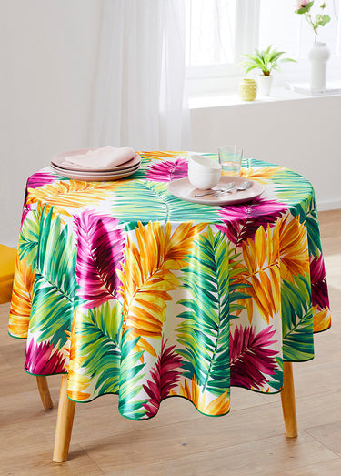 Nappe imprimée tropical tomber souple Imprime