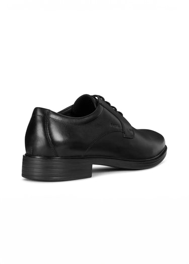Derbys chic en cuir et à lacets Noir